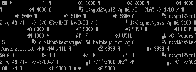 ANSI art: MENU0100.CTL
